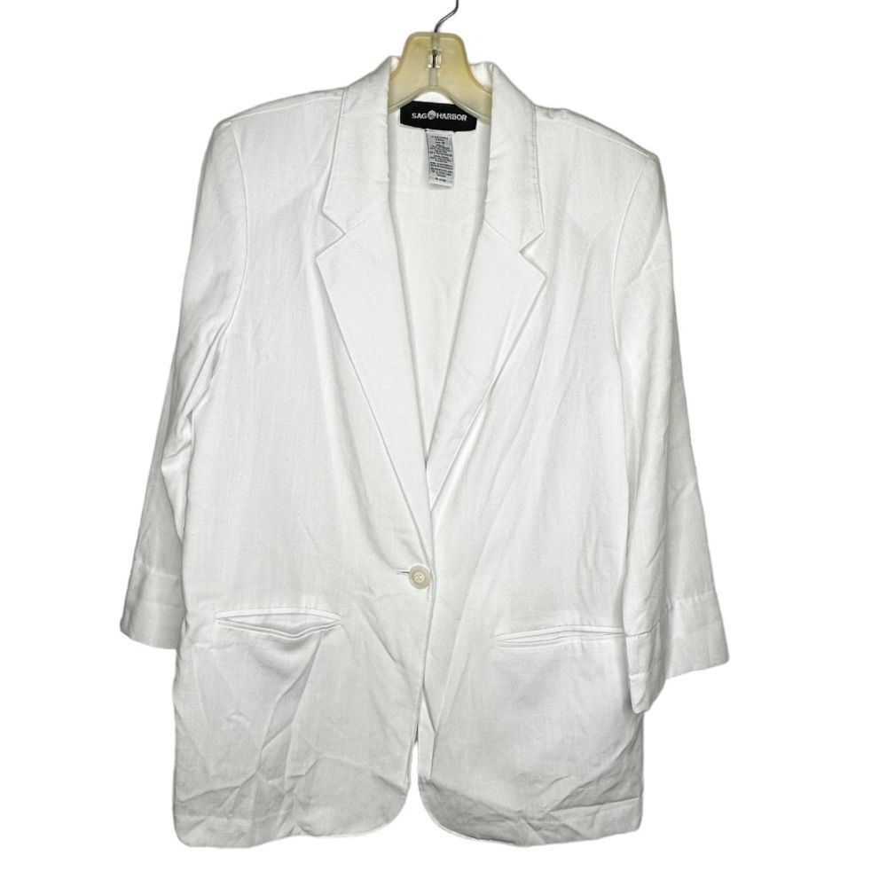 Vintage Sag Harbor‎ White Blazer